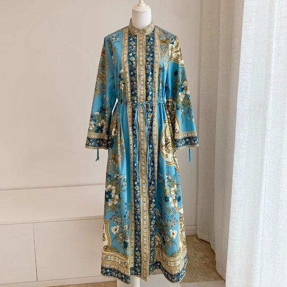 Alemais Blue Cassie Pool Midi Dress - Picture 5 of 13